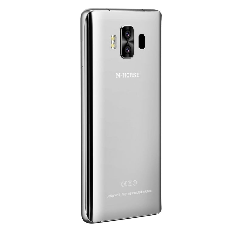 M-HORSE Pure 1, 3GB+32GB, Dual Back Cameras + Dual Front Cameras, Fingerprint Identification, 5.7 inch Android 7.0 MTK6737 Quad Core up to 1.3GHz, Network: 4G, Dual SIM