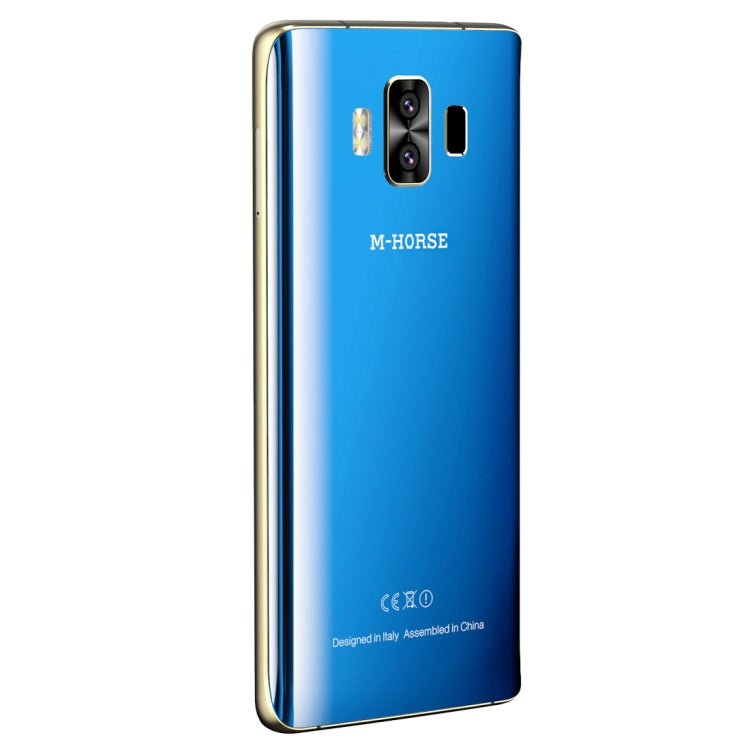 M-HORSE Pure 1, 3GB+32GB, Dual Back Cameras + Dual Front Cameras, Fingerprint Identification, 5.7 inch Android 7.0 MTK6737 Quad Core up to 1.3GHz, Network: 4G, Dual SIM