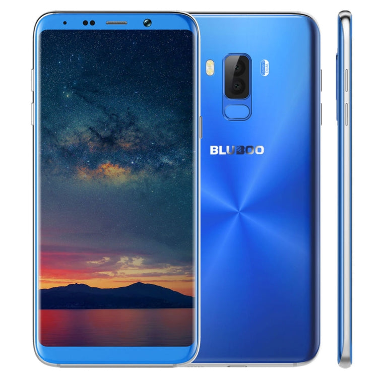[HK Warehouse] BLUBOO S8+, 4GB+64GB, Dual Rear Cameras, Fingerprint Identification, 6.0 inch Android 7.0 MTK6750T Octa Core up to 1.5GHz, Network: 4G, Dual SIM(Blue)