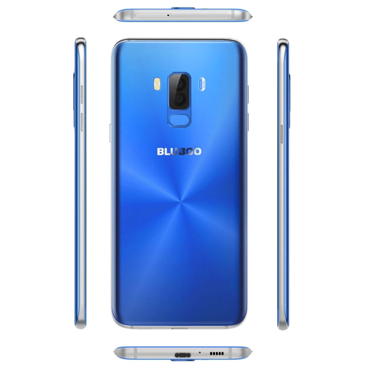 [HK Warehouse] BLUBOO S8+, 4GB+64GB, Dual Rear Cameras, Fingerprint Identification, 6.0 inch Android 7.0 MTK6750T Octa Core up to 1.5GHz, Network: 4G, Dual SIM(Blue)