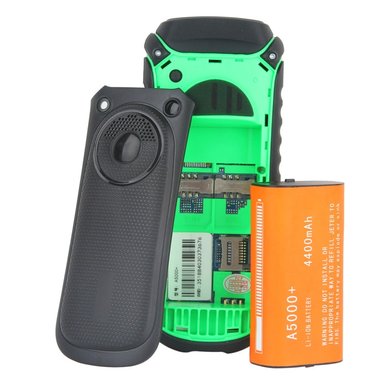 A5000+ Mobile Phone, Dual SIM, 4400mAh Battery,  1.77 inch, SC6531DA Chipset, 21 Keys, LED Flashlight, FM, TF, Bluetooth