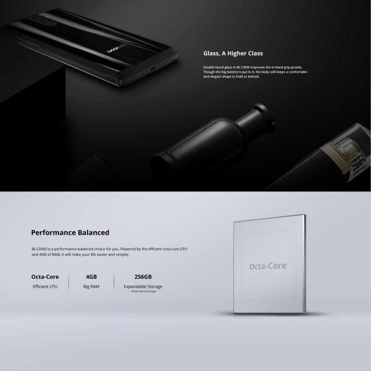 [HK Warehouse] DOOGEE BL12000, 4GB+32GB, Dual Back Cameras + Dual Front Cameras, Fingerprint Identification, 12000mAh Battery, 6.0 inch Android 7.0 MTK6750T Octa Core up to 1.5GHz, Network: 4G, OTG, OTA, Dual SIM