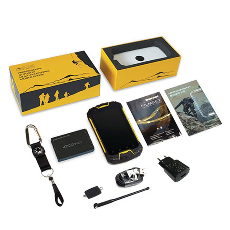Snopow M5P, 2GB+16GB, Walkie Talkie Function, 4700mAh Battery, IP68 Waterproof Dustproof Shockproof, 4.5 inch, Android 5.1 MTK6735 Quad Core up to 1.2GHz, Network: 4G