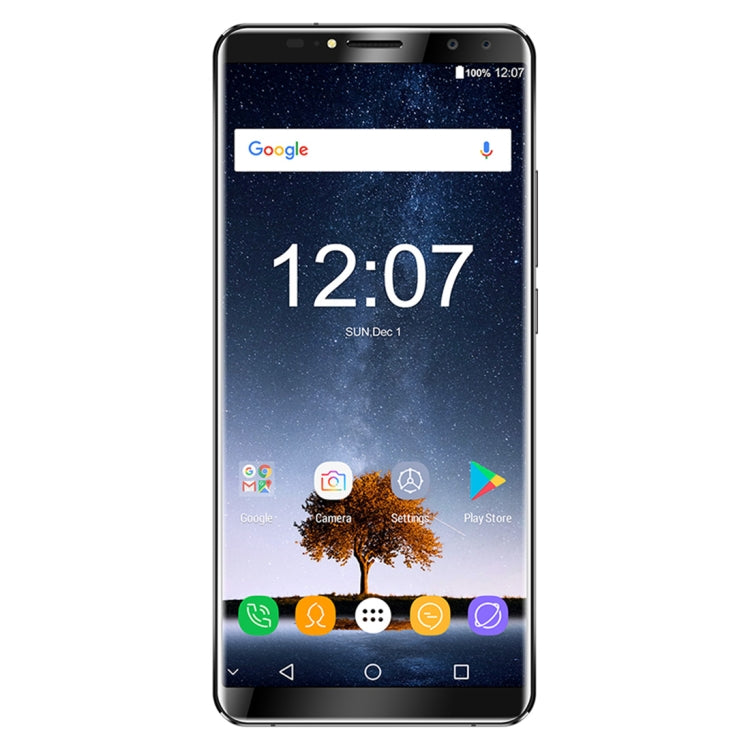 [HK Warehouse] OUKITEL K6, 6GB+64GB, Dual Back Cameras + Dual Front Cameras, 6300mAh Battery, Face & Fingerprint Identification, 6.0 inch Android 7.1 MTK6763 Octa Core up to 2.0GHz, Network: 4G, Dual SIM, NFC
