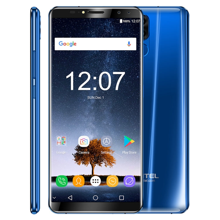 [HK Warehouse] OUKITEL K6, 6GB+64GB, Dual Back Cameras + Dual Front Cameras, 6300mAh Battery, Face & Fingerprint Identification, 6.0 inch Android 7.1 MTK6763 Octa Core up to 2.0GHz, Network: 4G, Dual SIM, NFC