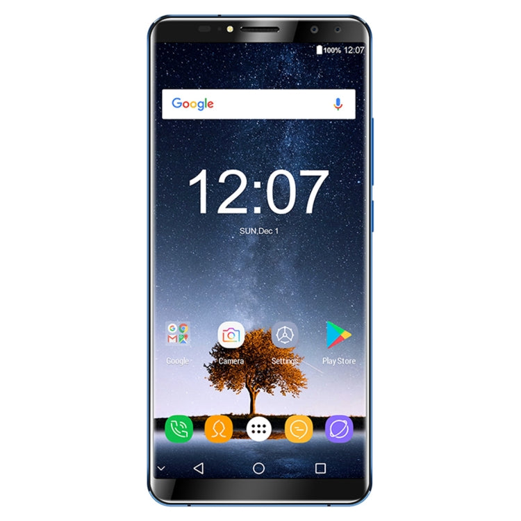 [HK Warehouse] OUKITEL K6, 6GB+64GB, Dual Back Cameras + Dual Front Cameras, 6300mAh Battery, Face & Fingerprint Identification, 6.0 inch Android 7.1 MTK6763 Octa Core up to 2.0GHz, Network: 4G, Dual SIM, NFC