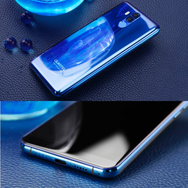 [HK Warehouse] OUKITEL K6, 6GB+64GB, Dual Back Cameras + Dual Front Cameras, 6300mAh Battery, Face & Fingerprint Identification, 6.0 inch Android 7.1 MTK6763 Octa Core up to 2.0GHz, Network: 4G, Dual SIM, NFC