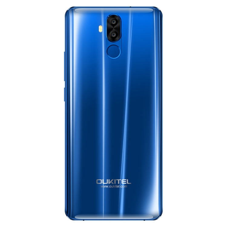 [HK Warehouse] OUKITEL K6, 6GB+64GB, Dual Back Cameras + Dual Front Cameras, 6300mAh Battery, Face & Fingerprint Identification, 6.0 inch Android 7.1 MTK6763 Octa Core up to 2.0GHz, Network: 4G, Dual SIM, NFC
