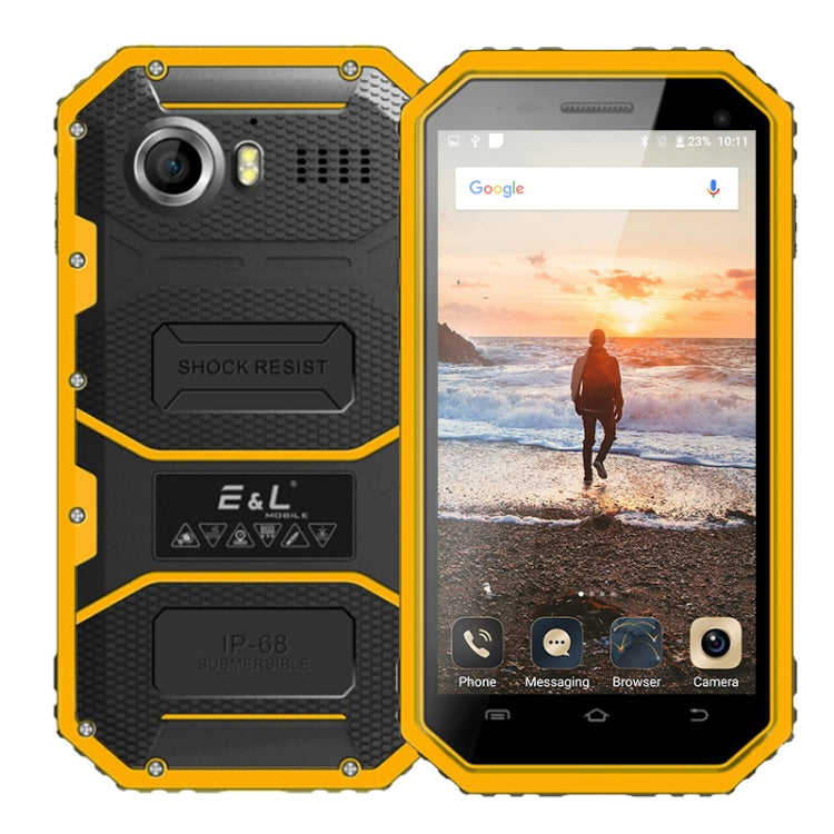 E&L Proofing W6S, 1GB+8GB, IP68 Waterproof Shockproof Dustproof, 4.5 inch Android 6.0 SC7731 Quad Core up to 1.2GHz, Network: 4G, MIL-STD-810G Certified