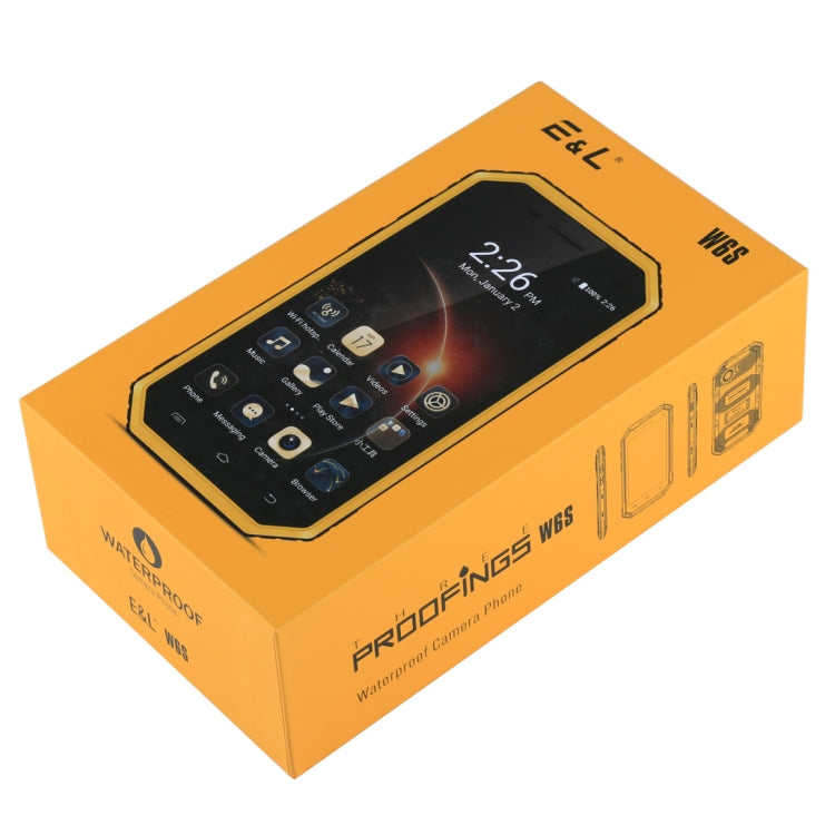E&L Proofing W6S, 1GB+8GB, IP68 Waterproof Shockproof Dustproof, 4.5 inch Android 6.0 SC7731 Quad Core up to 1.2GHz, Network: 4G, MIL-STD-810G Certified