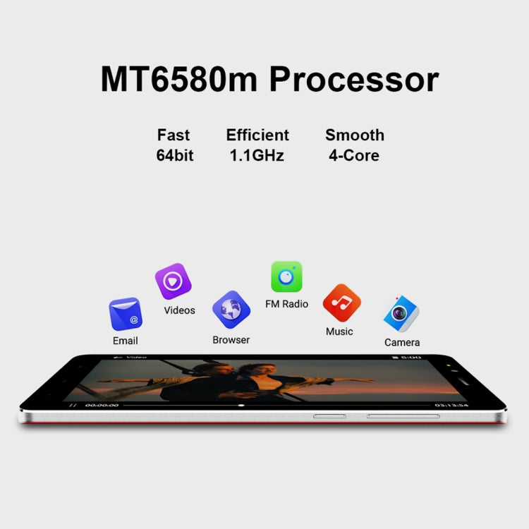 [HK Warehouse] VKworld F1 Elder  Smart Phone, 1GB+8GB, Bigger Icons, Louder Speaker, 4.5 inch MTK6580M Quad Core up to 1.1GHz, SOS, Magnifier, FM, OTA, Network: 3G, Dual SIM