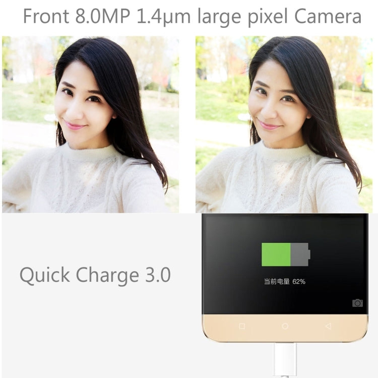 Letv Le Max 2 X820, 6GB+64GB, 21.0MP Rear Camera, Fingerprint Identification, 5.7 inch EUI 5.8 (Android 6.0) Qualcomm Snapdragon 820 Quad Core up to 2.15GHz, Network: 4G(Gold)