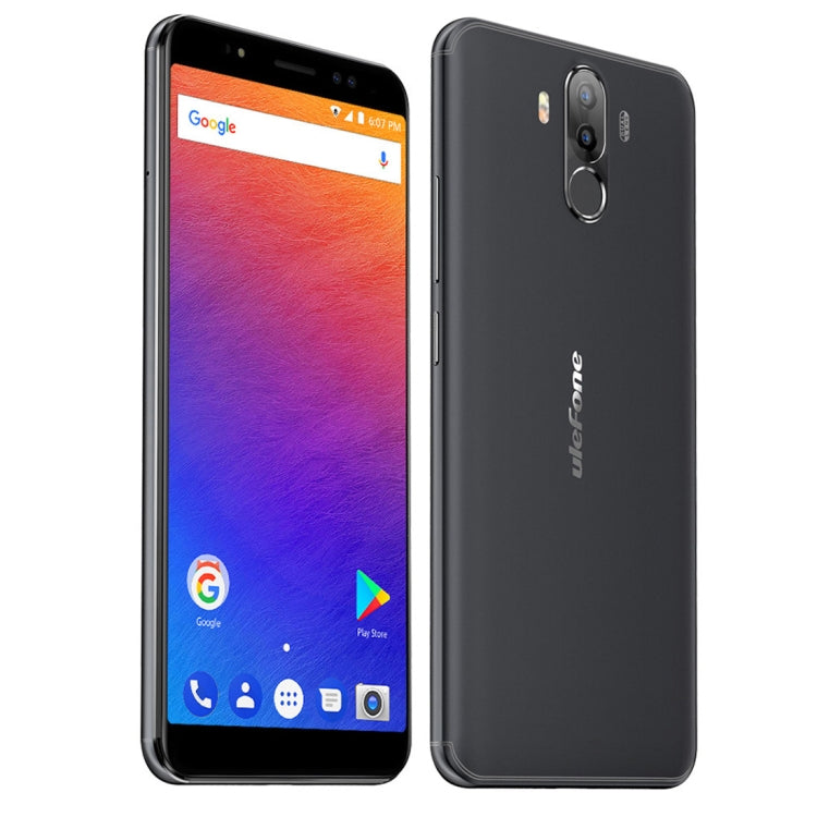 [HK Warehouse] Ulefone Power 3s,  4GB+64GB, Dual Back Cameras + Dual Front Cameras, 6350mah Big Battery, Face & Fingerprint Identification, 6.0 inch Android 7.1 MTK6763 Octa-core up to 2.0GHz, Network: 4G,  OTG,  Dual SIM