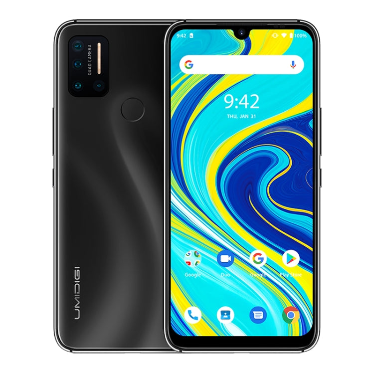 [HK Warehouse] UMIDIGI A7 Pro, 4GB+128GB, Quad Back Cameras, 4150mAh Battery, Face ID & Fingerprint Identification, 6.3 inch Android 10 Mediatek Helio P23 Octa Core up to 2.0GHz, Network: 4G, OTG
