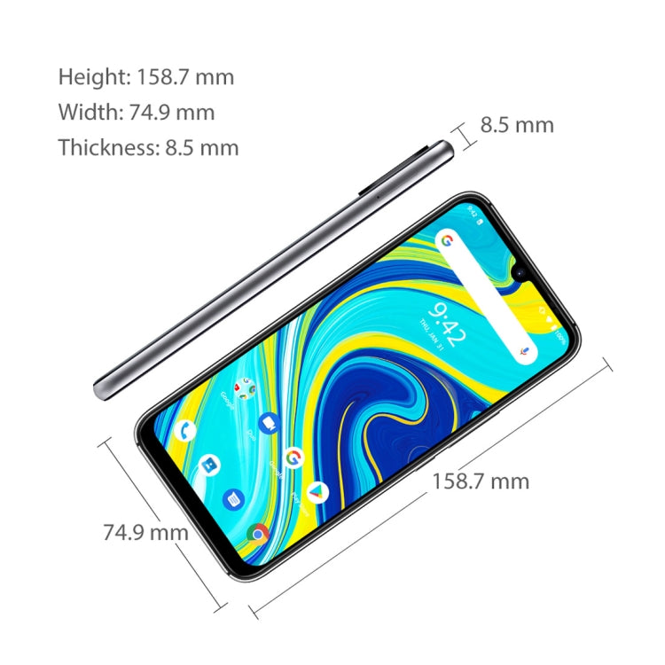 [HK Warehouse] UMIDIGI A7 Pro, 4GB+128GB, Quad Back Cameras, 4150mAh Battery, Face ID & Fingerprint Identification, 6.3 inch Android 10 Mediatek Helio P23 Octa Core up to 2.0GHz, Network: 4G, OTG