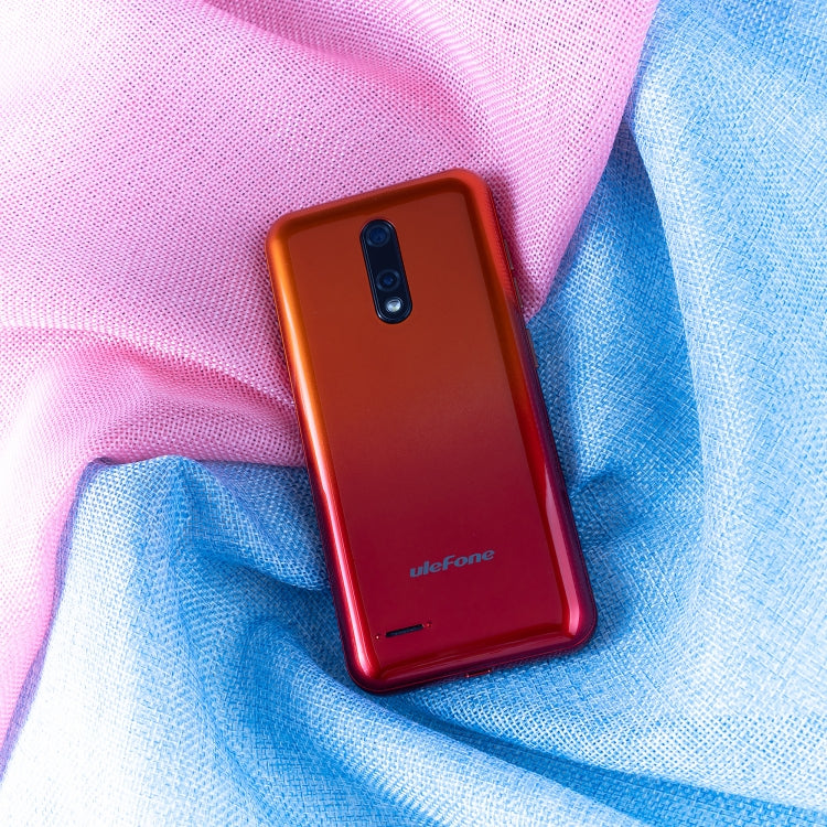 [HK Warehouse] Ulefone Note 8P, 2GB+16GB, Dual Rear Cameras, Face ID Identification, 5.5 inch Android 10.0 MKT6737VW Quad-core up to 1.3GHz, Network: 4G, Dual SIM(Sunset Red)