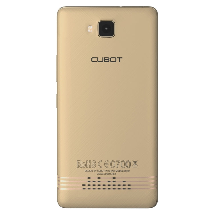 [HK Warehouse] CUBOT Echo, 2GB+16GB, 5.0 inch Android 6.0 MTK6580 Quad-Core 1.3GHz, Network: 3G, Dual SIM