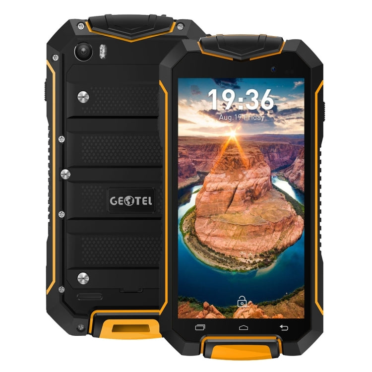 Geotel A1 Triple Proofing Phone, 1GB+8GB, Waterproof Dustproof Shockproof, 4.5 inch Android 7.0 MTK6580M Quad Core, Network: 3G, GPS, BT, WiFi, FM, Dual SIM