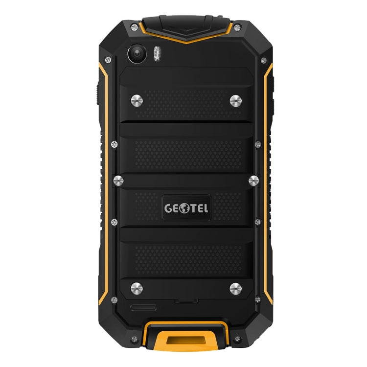 Geotel A1 Triple Proofing Phone, 1GB+8GB, Waterproof Dustproof Shockproof, 4.5 inch Android 7.0 MTK6580M Quad Core, Network: 3G, GPS, BT, WiFi, FM, Dual SIM