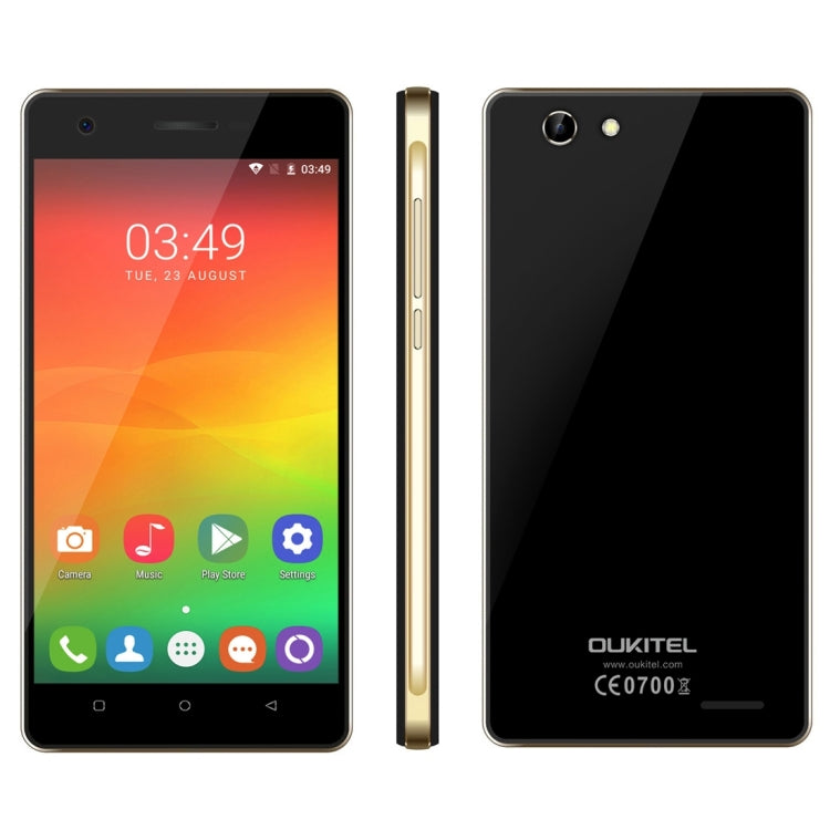 [HK Warehouse] OUKITEL C4, 1GB+8GB, 5.0 inch Android 6.0 MTK6737 Quad Core up to 1.3GHz, Network: 4G