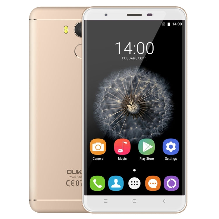 [HK Warehouse] OUKITEL U15 Pro, 3GB+32GB, Press Fingerprint Identification, 5.5 inch 2.5D Curved Sharp Screen Android 6.0 MTK6753 Octa Core up to 1.3GHz, Network: 4G