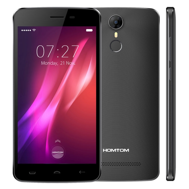 [HK Warehouse] HOMTOM HT27, 1GB+8GB, Fingerprint Identification, CD Pattern Cover, 5.5 inch Android 6.0, MTK6580 Quad Core up to 1.3GHz, Network: 3G, Dual SIM, OTA, WiFi, Bluetooth, GPS, FM