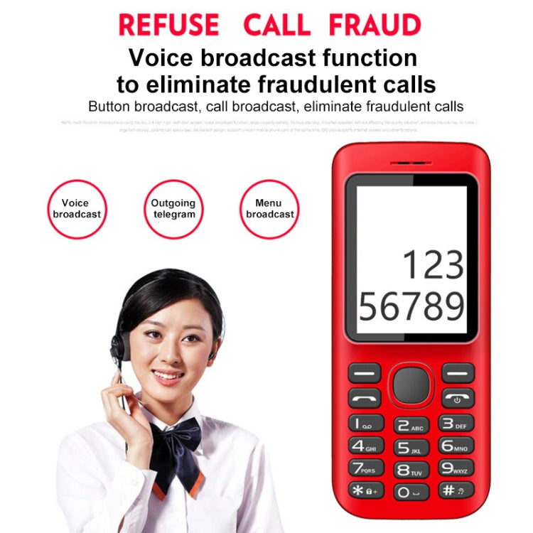 HAIYU H1A Mobile Phone, 1.8 inch, 1200mAh Battery, 21 Keys, Support Bluetooth, FM, MP3 Player, GSM, Dual SIM(Blue)