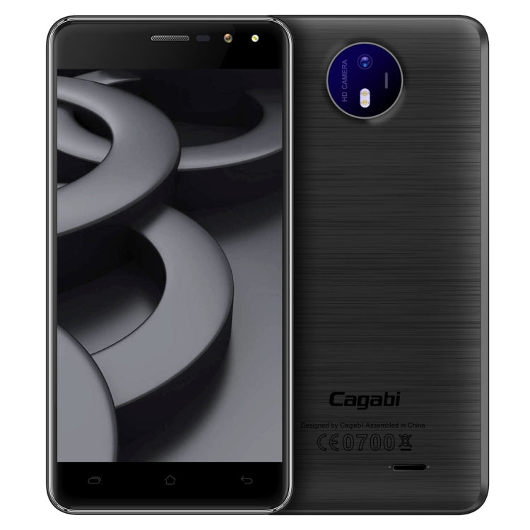Cagabi ONE, 1GB+8GB, 5.0 inch 2.5D Android 6.0 MTK6580A Quad Core up to 1.3GHz, Network: 3G, OTA, GPS, FM, BT, WiFi