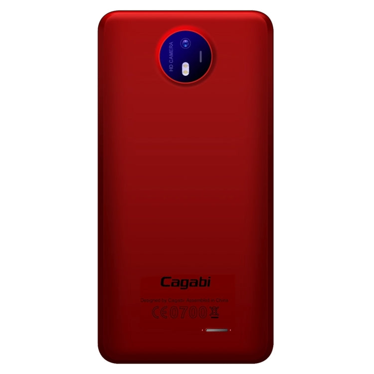 Cagabi ONE, 1GB+8GB, 5.0 inch 2.5D Android 6.0 MTK6580A Quad Core up to 1.3GHz, Network: 3G, OTA, GPS, FM, BT, WiFi
