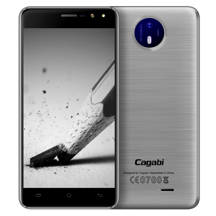 Cagabi ONE, 1GB+8GB, 5.0 inch 2.5D Android 6.0 MTK6580A Quad Core up to 1.3GHz, Network: 3G, OTA, GPS, FM, BT, WiFi