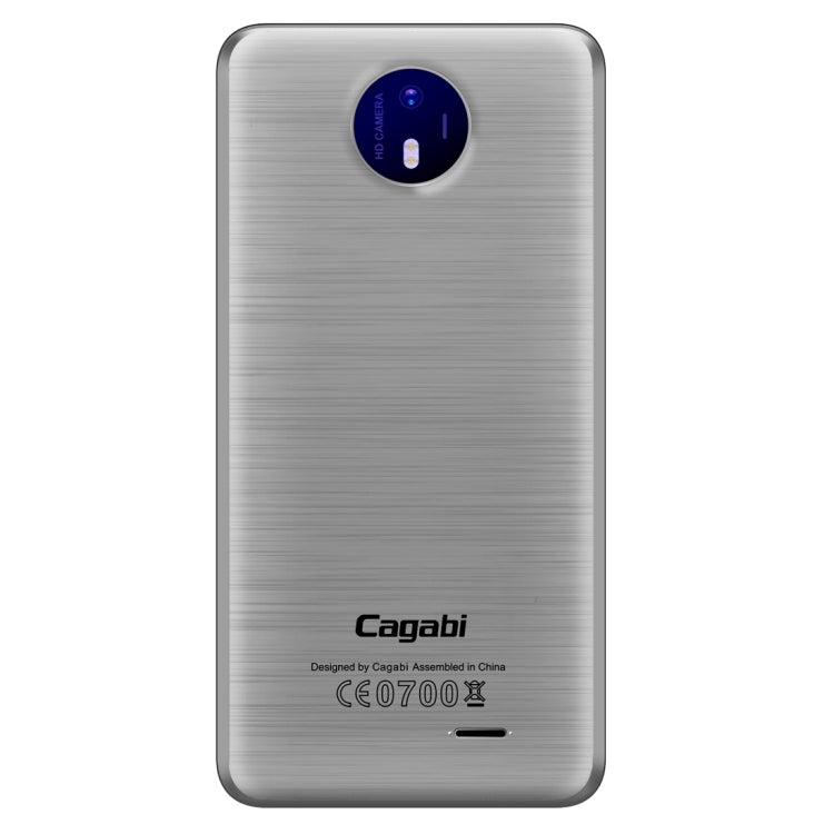 Cagabi ONE, 1GB+8GB, 5.0 inch 2.5D Android 6.0 MTK6580A Quad Core up to 1.3GHz, Network: 3G, OTA, GPS, FM, BT, WiFi