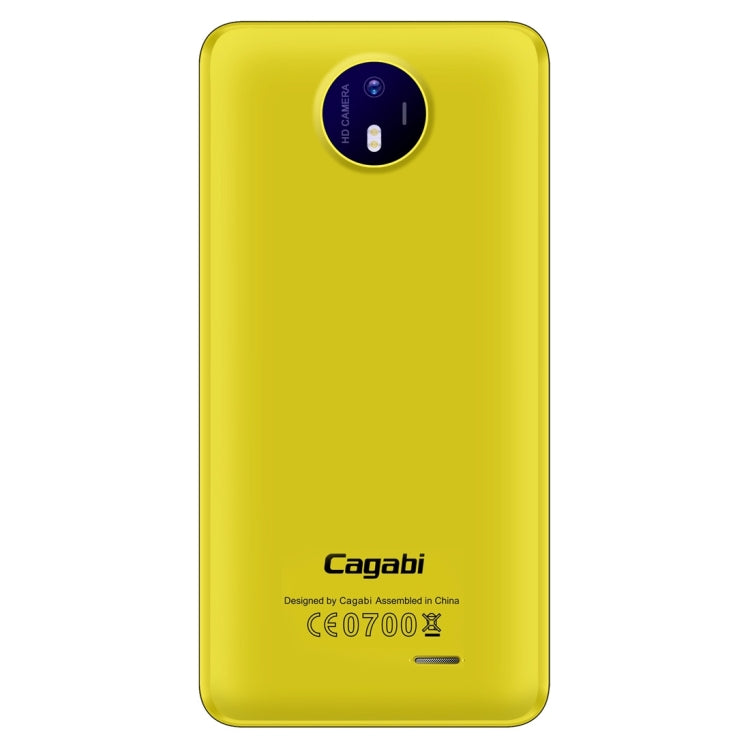 Cagabi ONE, 1GB+8GB, 5.0 inch 2.5D Android 6.0 MTK6580A Quad Core up to 1.3GHz, Network: 3G, OTA, GPS, FM, BT, WiFi