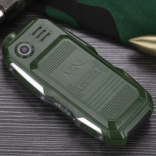 HAIYU H1 1.8 inch Triple Proofing Elder Phone, Waterproof Shockproof Dustproof,  2800mAh Battery, 21 Keys, LED Flashlight, FM, Dual SIM