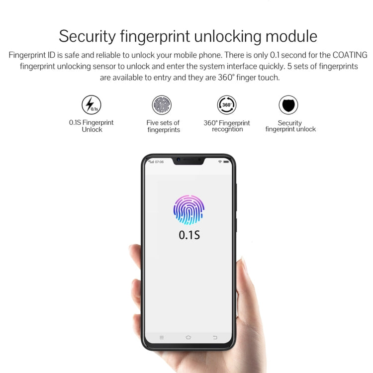 [HK Warehouse] CUBOT P20, 4GB+64GB, Dual Back Cameras, Fingerprint Identification, 6.18 inch Pure Android 8.0 MTK6750T Octa Core up to 1.5GHz, Network: 4G, Dual SIM(Blue)