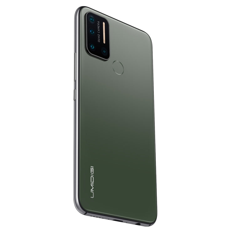 [HK Warehouse] UMIDIGI A7, 4GB+64GB, Quad Back Cameras, 4150mAh Battery, Face ID & Fingerprint Identification, 6.49 inch Android 10 Mediatek Helio P20 Octa Core up to 2.3GHz, Network: 4G, OTG