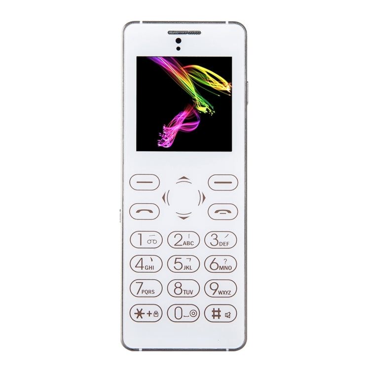 Melrose T1 Card Mobile Phone, 1.54 inch, MTK61D, Support Warm Touch Keyboard, Bluetooth 3.0, FM, IR, Remote Capture, GSM(Silver)
