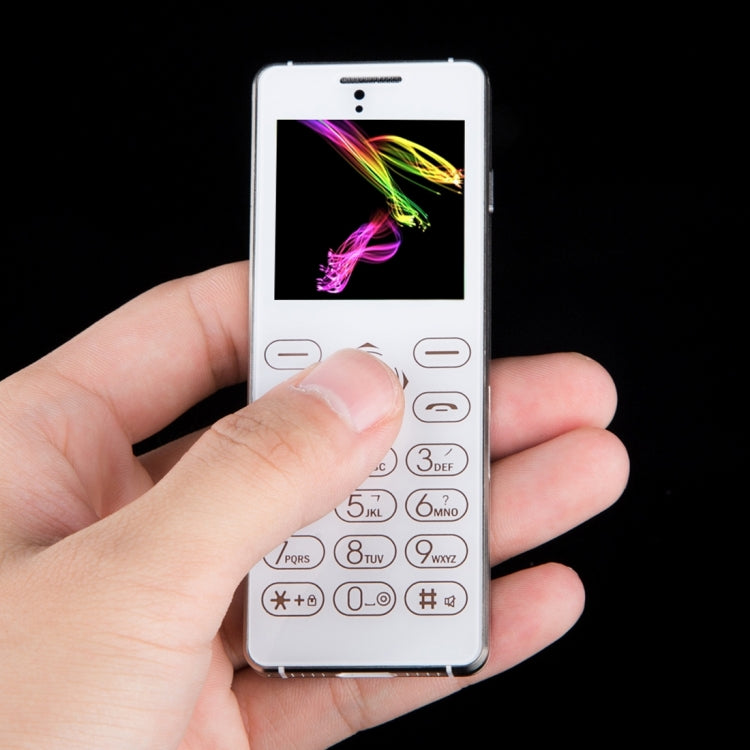 Melrose T1 Card Mobile Phone, 1.54 inch, MTK61D, Support Warm Touch Keyboard, Bluetooth 3.0, FM, IR, Remote Capture, GSM(Silver)
