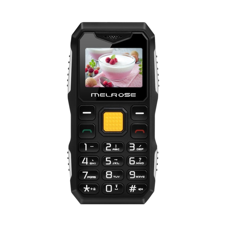 Melrose S10 Triple Proofing Phone, Waterproof Dustproof Shockproof, 1.0 inch, MTK6561D, Bluetooth Anti-lost, FM, Flashlight(Black)