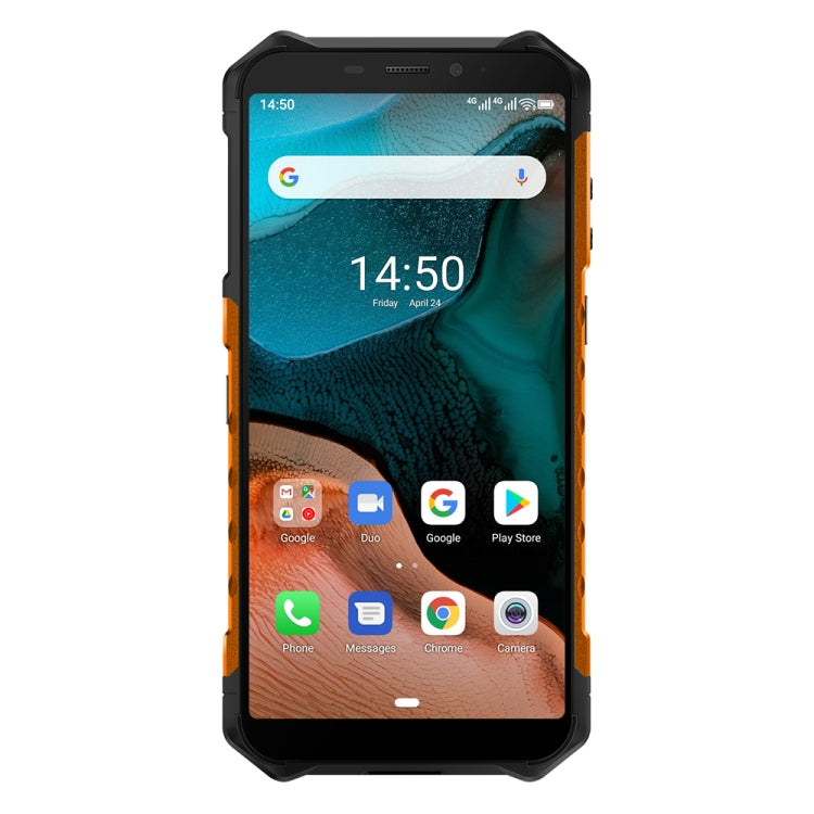 [HK Warehouse] Ulefone Armor X5 Rugged Phone, 3GB+32GB, IP68/IP69K Waterproof Dustproof Shockproof, Dual Back Cameras, Face Identification, 5000mAh Battery, 5.5 inch Android 10.0 MTK6762 Octa Core 64-bit up to 1.8GHz, OTG, NFC, Network: 4G(Orange)