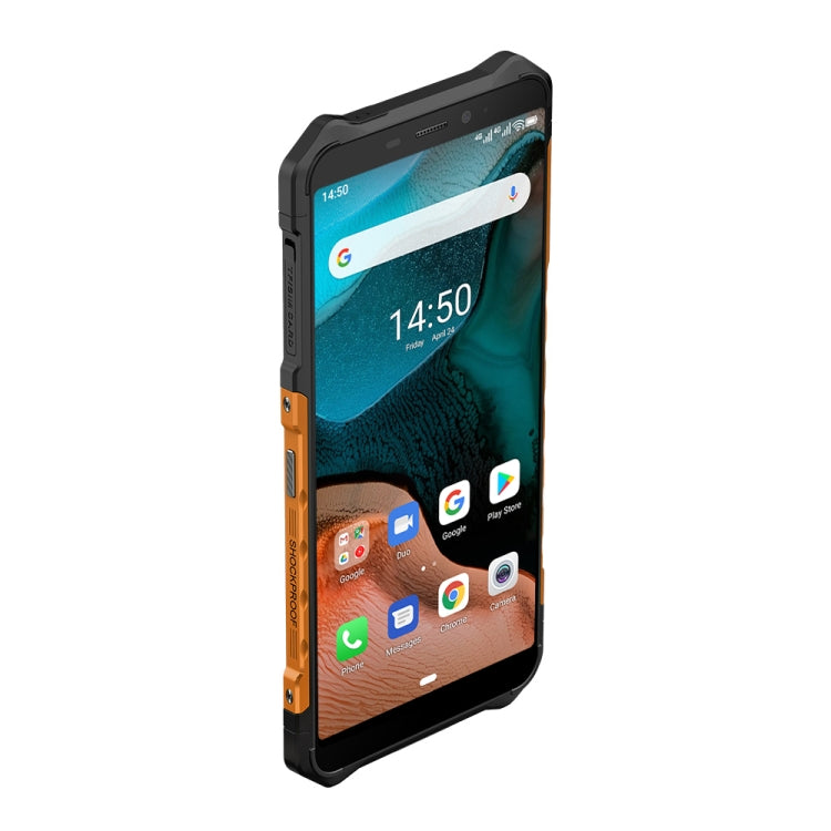 [HK Warehouse] Ulefone Armor X5 Rugged Phone, 3GB+32GB, IP68/IP69K Waterproof Dustproof Shockproof, Dual Back Cameras, Face Identification, 5000mAh Battery, 5.5 inch Android 10.0 MTK6762 Octa Core 64-bit up to 1.8GHz, OTG, NFC, Network: 4G(Orange)