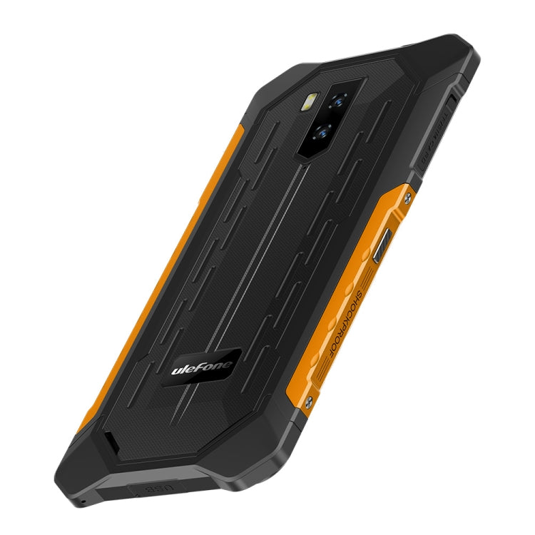 [HK Warehouse] Ulefone Armor X5 Rugged Phone, 3GB+32GB, IP68/IP69K Waterproof Dustproof Shockproof, Dual Back Cameras, Face Identification, 5000mAh Battery, 5.5 inch Android 10.0 MTK6762 Octa Core 64-bit up to 1.8GHz, OTG, NFC, Network: 4G(Orange)