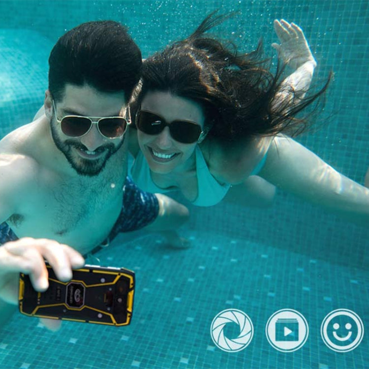 Conquest S11, 4GB+64GB, Walkie Talkie Function, RFID, 2W DMR, 7000mAh Battery, IP68 Waterproof Dustproof Shockproof, Fingerprint Identification, 5.0 inch Android 7.0 MTK6757 Octa Core up to 2.6GHz, Network: 4G, NFC, RFID, POC(Yellow)