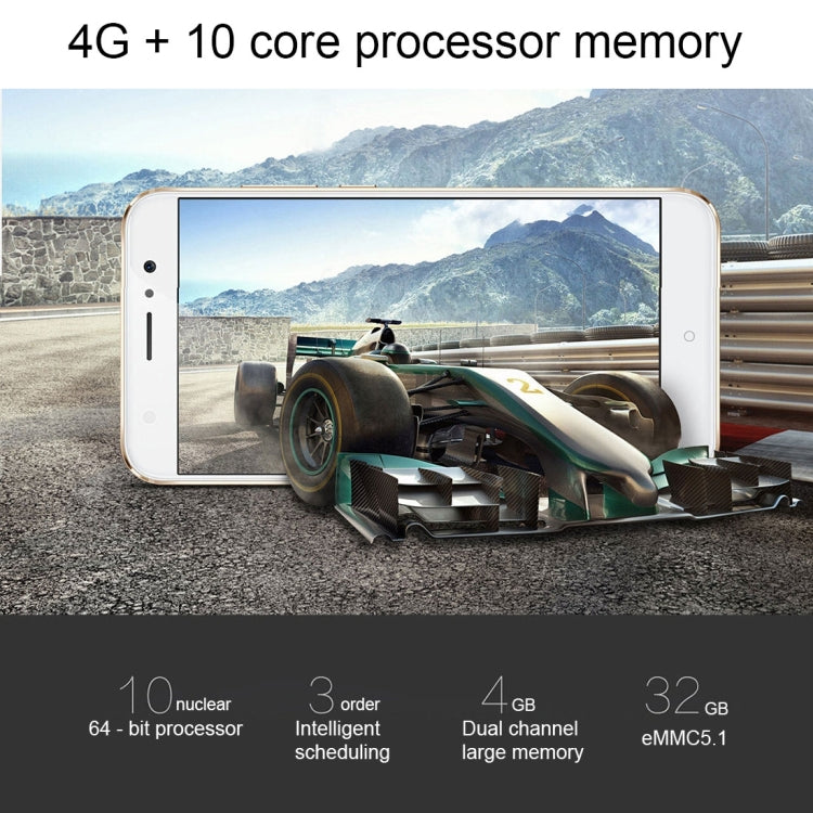 360 N4S, 4GB+32GB, Fingerprint Identification, 5000mAh Battery, 5.5 inch Android 6.0 MTK Helio X20 Deca Core 2.1GHz, Support OTG, Dual SIM, Network: 4G(Gold)