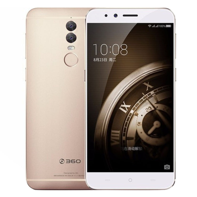 360 Q5 / 1515-A01, 4GB+128GB, Dual Back Cameras, Fingerprint Identification, 5.5 inch Android 6.0 Qualcomm Snapdragon 625 Octa Core 1.8GHz, Support OTG, Dual SIM, Network: 4G(Gold)