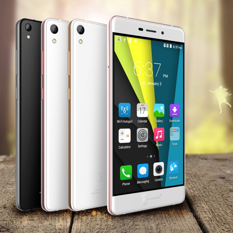 [HK Warehouse] KEN XIN DA R6, 2GB+16GB, Dual SIM, Dual Camera, 6.9mm Ultrathin, 5.2 inch FHD 2.5D Curved Screen, Android 6.0, MTK6753 Octa Core 1.3GHz, Support Bluetooth, GPS, Network: 4G(Champagne Gold)