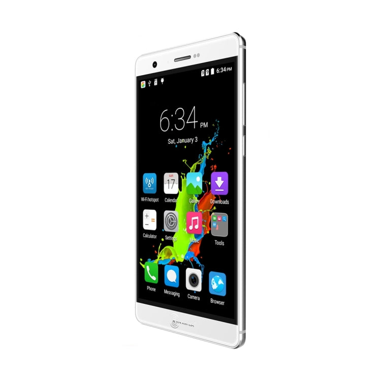 [HK Warehouse] KEN XIN DA R7s, 2GB+16GB, Back Fingerprint Identification, Dual SIM, Dual Camera, 5.5 inch FHD Screen, Android 6.0, MTK6753 Octa Core 1.3GHz, Support Bluetooth, GPS, Network: 4G(Silver)