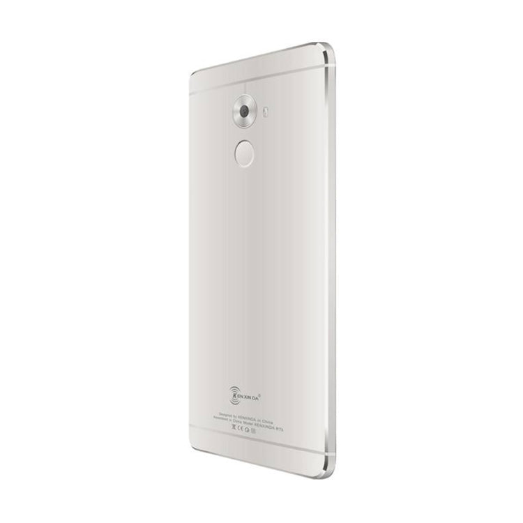 [HK Warehouse] KEN XIN DA R7s, 2GB+16GB, Back Fingerprint Identification, Dual SIM, Dual Camera, 5.5 inch FHD Screen, Android 6.0, MTK6753 Octa Core 1.3GHz, Support Bluetooth, GPS, Network: 4G(Silver)