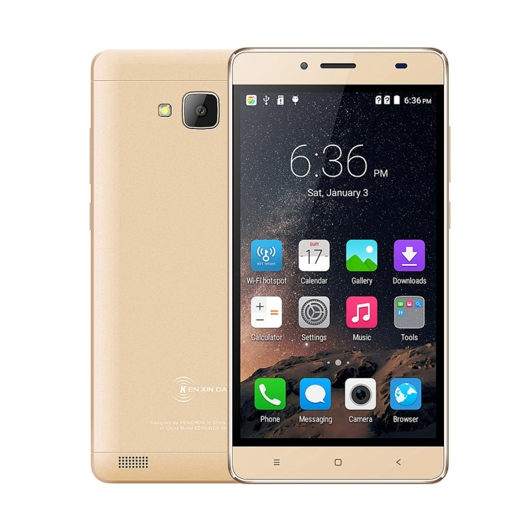 [HK Warehouse] KEN XIN DA R7, 1GB+8GB, Dual SIM, Dual Camera, 5.5 inch Screen, Android 5.1, SC7731 1.3GHz, Support WiFi, Bluetooth, GPS, FM, Network: 3G