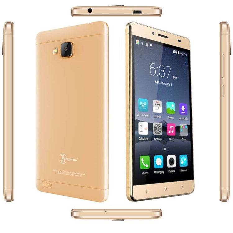 [HK Warehouse] KEN XIN DA R7, 1GB+8GB, Dual SIM, Dual Camera, 5.5 inch Screen, Android 5.1, SC7731 1.3GHz, Support WiFi, Bluetooth, GPS, FM, Network: 3G