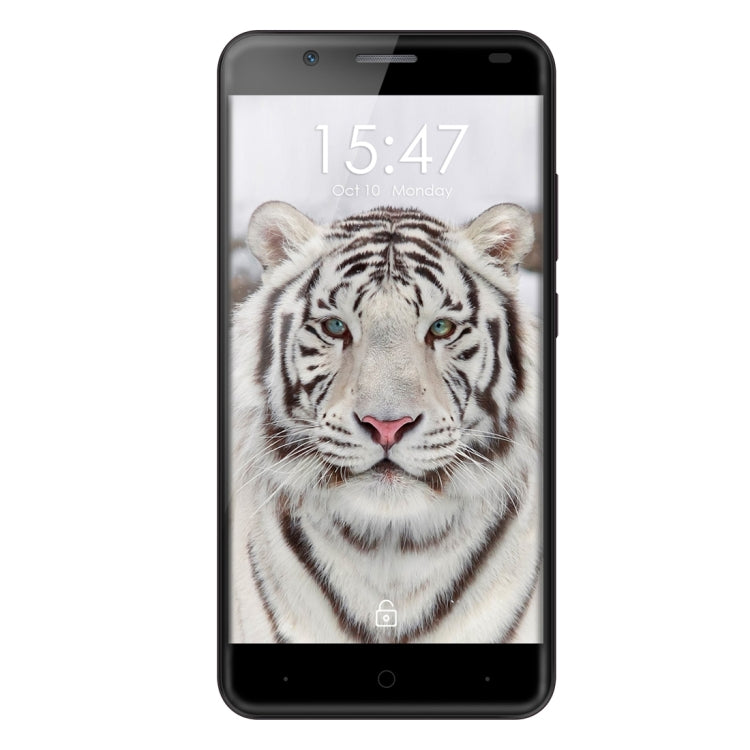 [HK Warehouse] Ulefone Tiger, 2GB+16GB, SONY 4200mAh Big Battery, Back Fingerprint Identification, Brushed Metal Body, 5.5 inch HD Screen, Android 6.0 OS, MT6737 Quad Core 1.3GHz, Support OTG & 128GB TF Card, Network: 4G/3G/2G